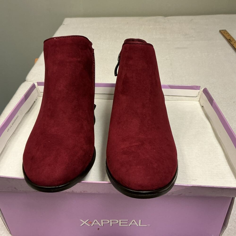 Xappeal Women’s Shoes Stewart Wine Heels Size 7 NWT NIB , 3454